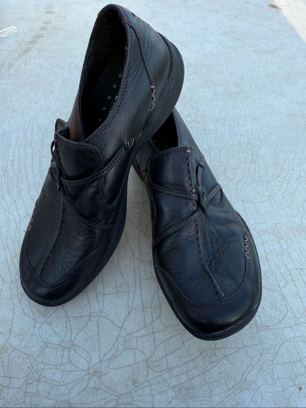 Clarks Wave Run loafers black